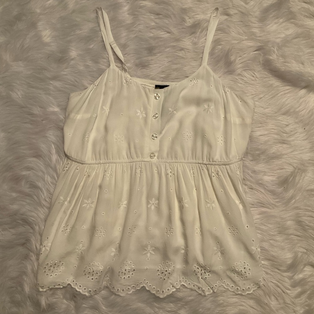 White TORRID tank size 1X NWT